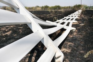 Keep your weed burning activities well away from your vinyl fence